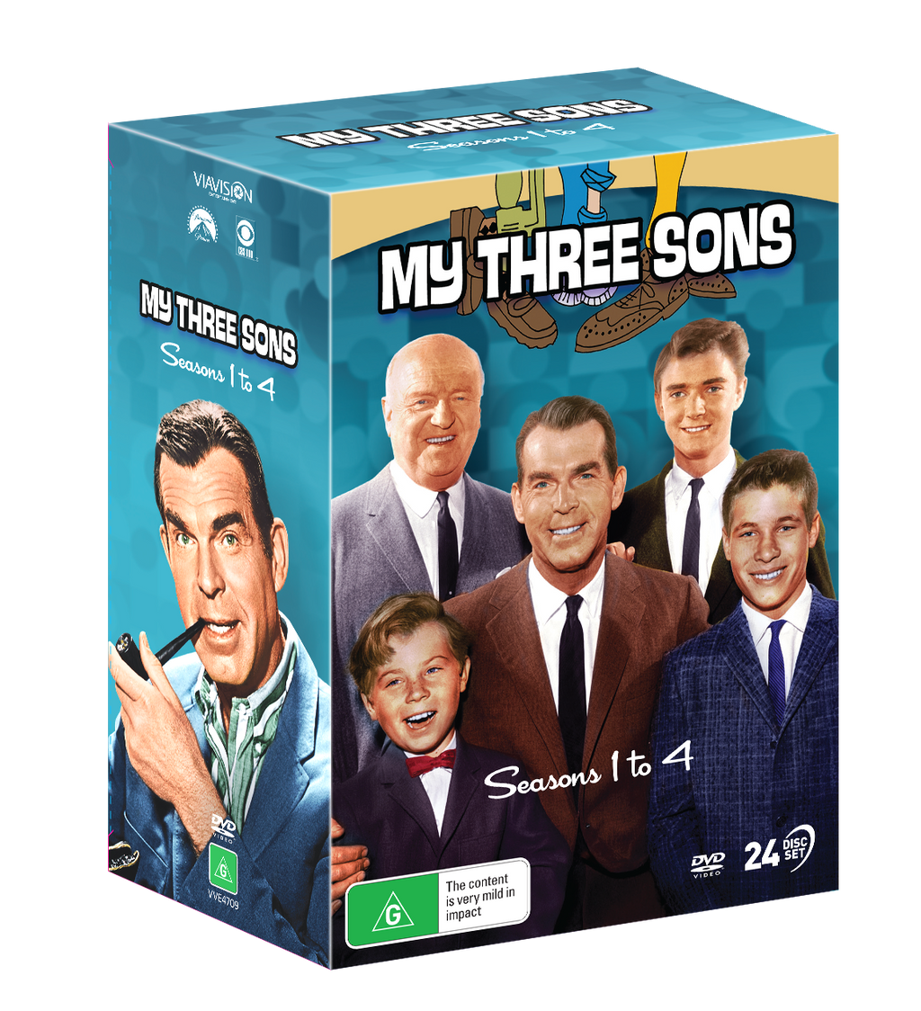 Vve4709 My Three Sons Season 1 4 Dvd Art Part1 Slipcase3d