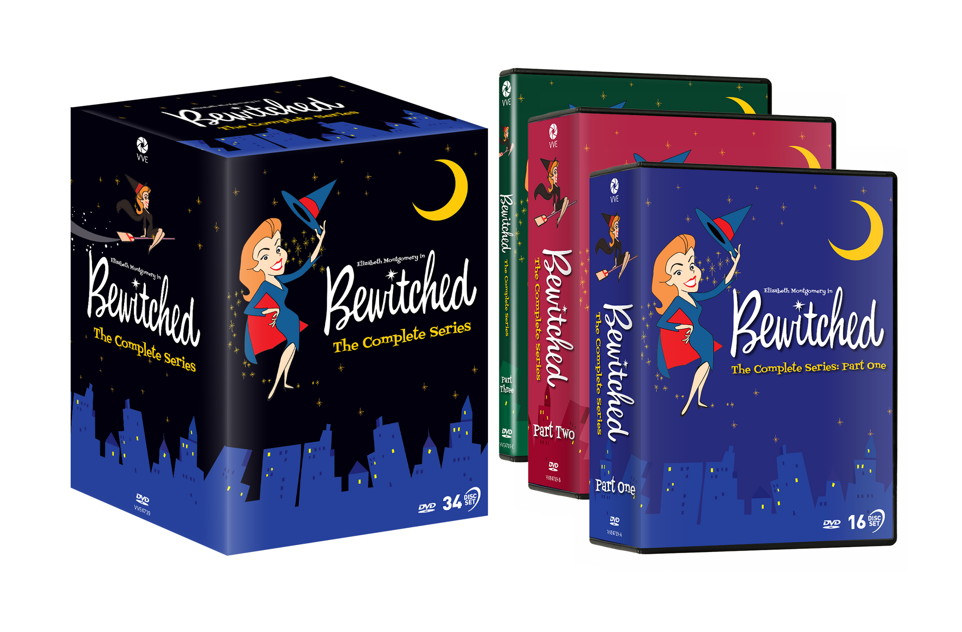 Vve4719 Bewitched The Complete Series Dvd Expanded 3d