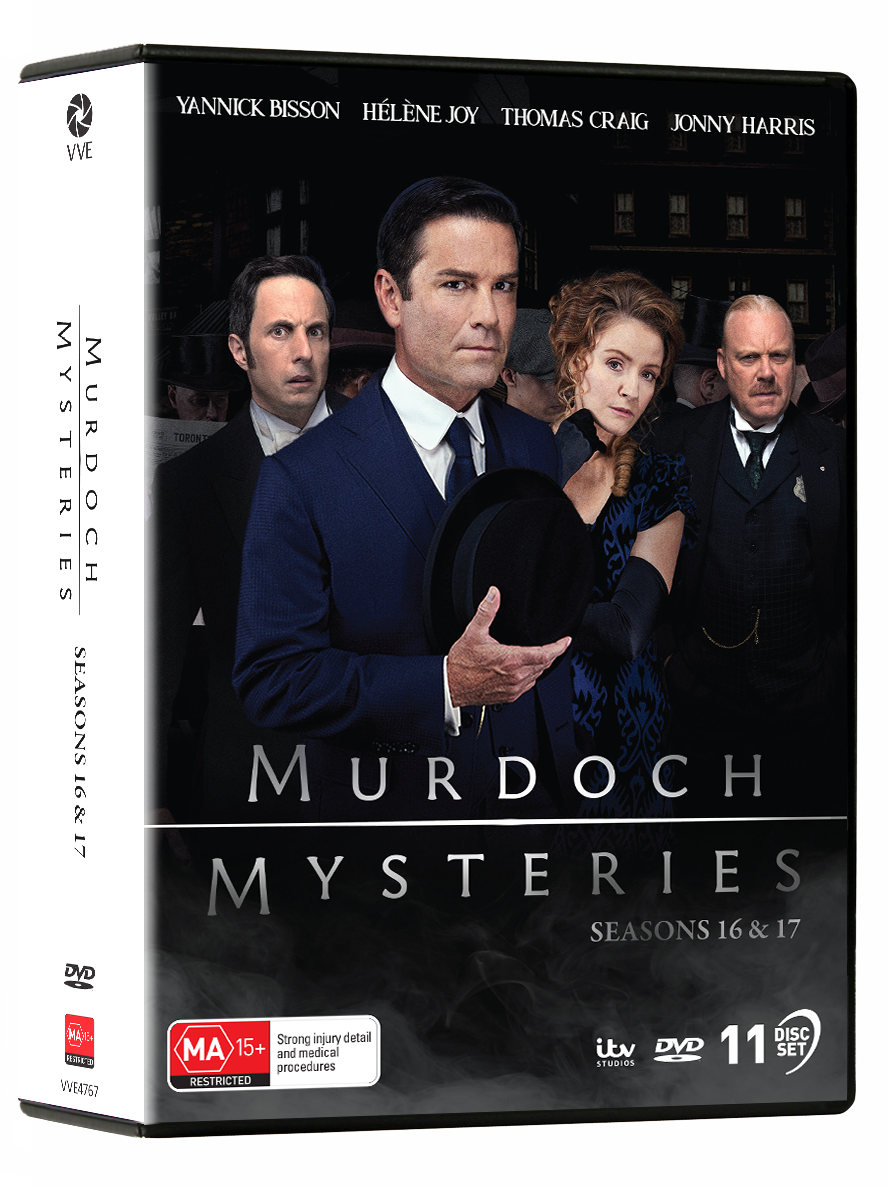 Vve4767 Murdoch Mysteries Seasons 16 &amp; 17 Dvd 3d