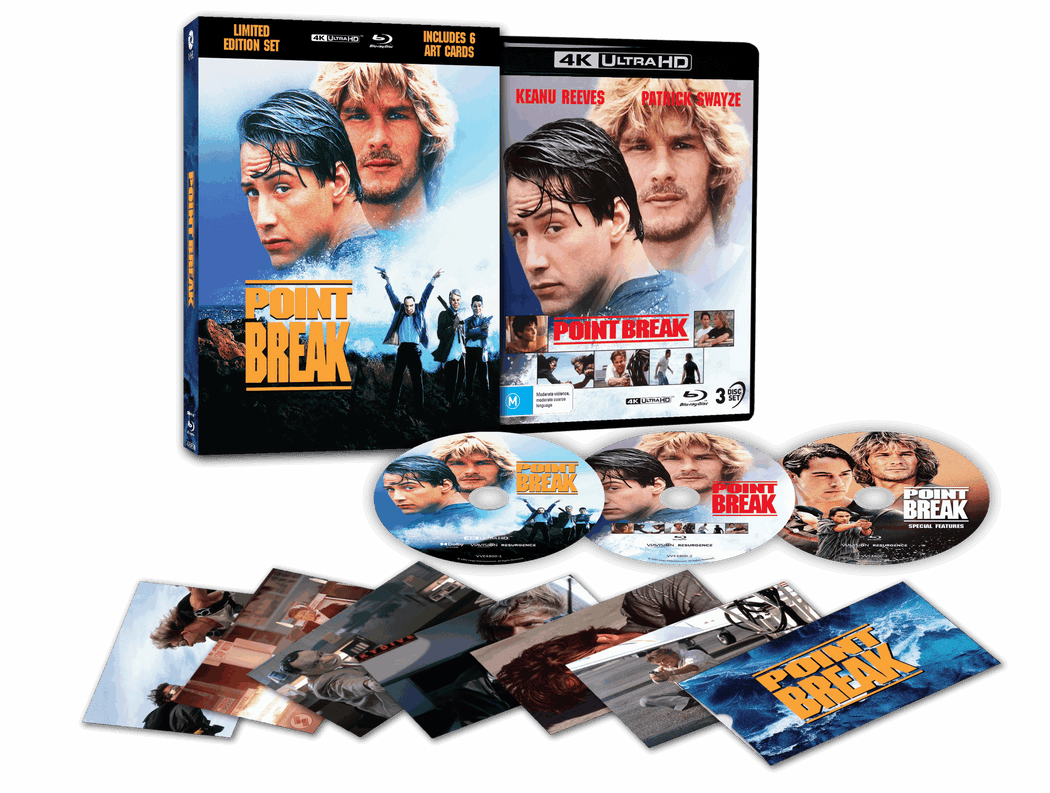 Point Break (1991) - 4K UHD + Blu-ray Limited Edition 3D Lenticular Ha ...