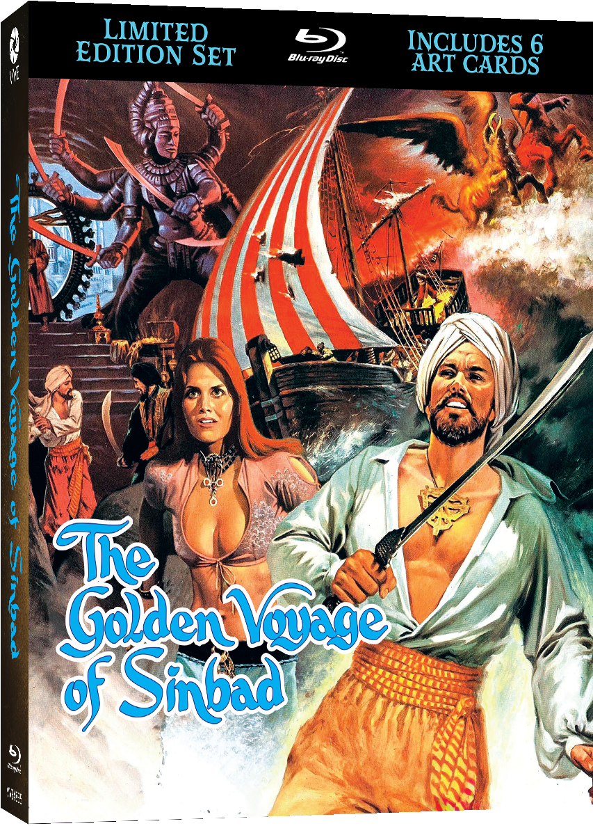 Vve4835 The Golden Voyage Of Sinbad Limited Edition Blu Ray Slipcase 3d