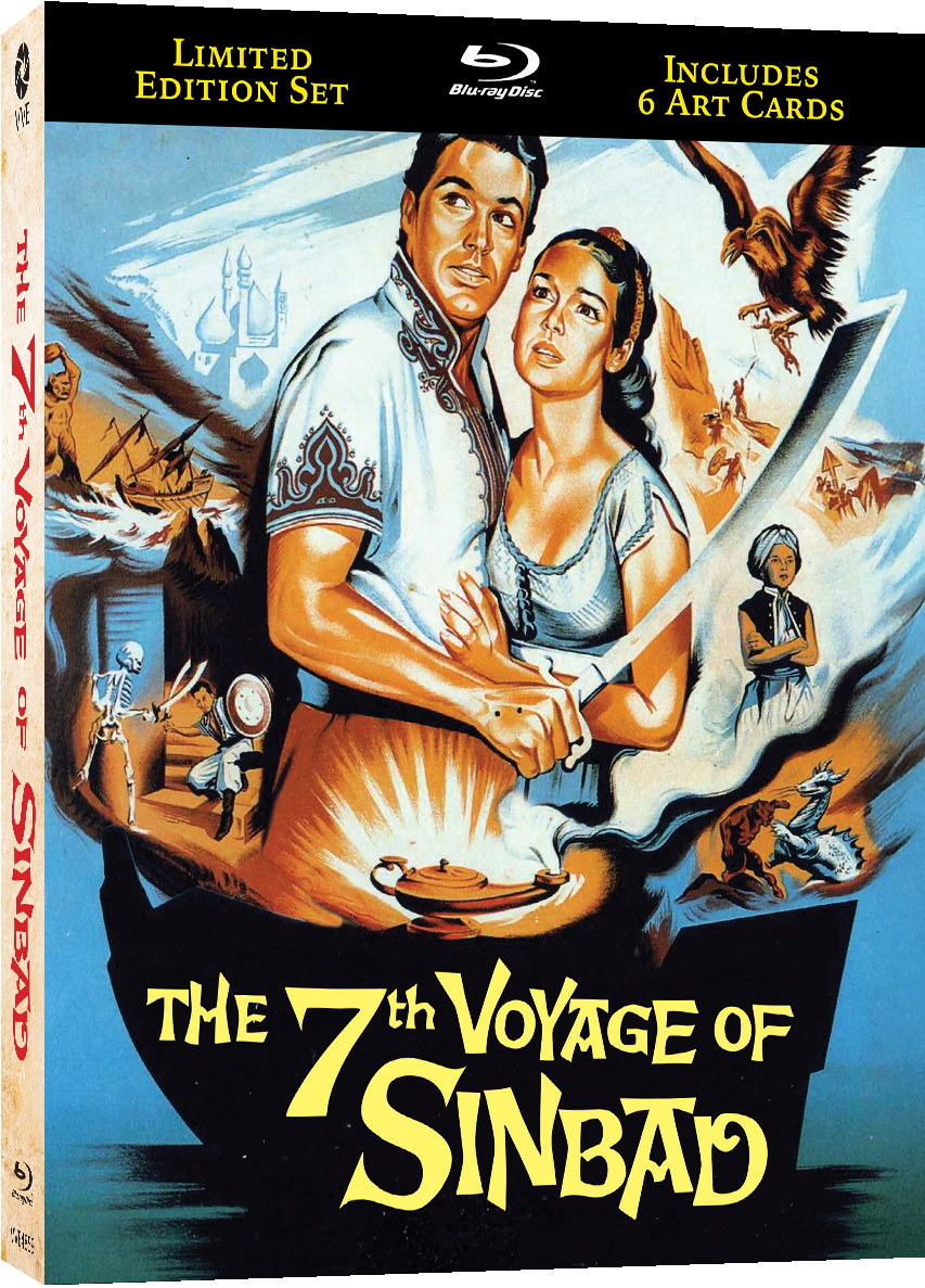 Vve4859 The 7th Voyage Of Sinbad Limited Edition Blu Ray Slipcase 3d