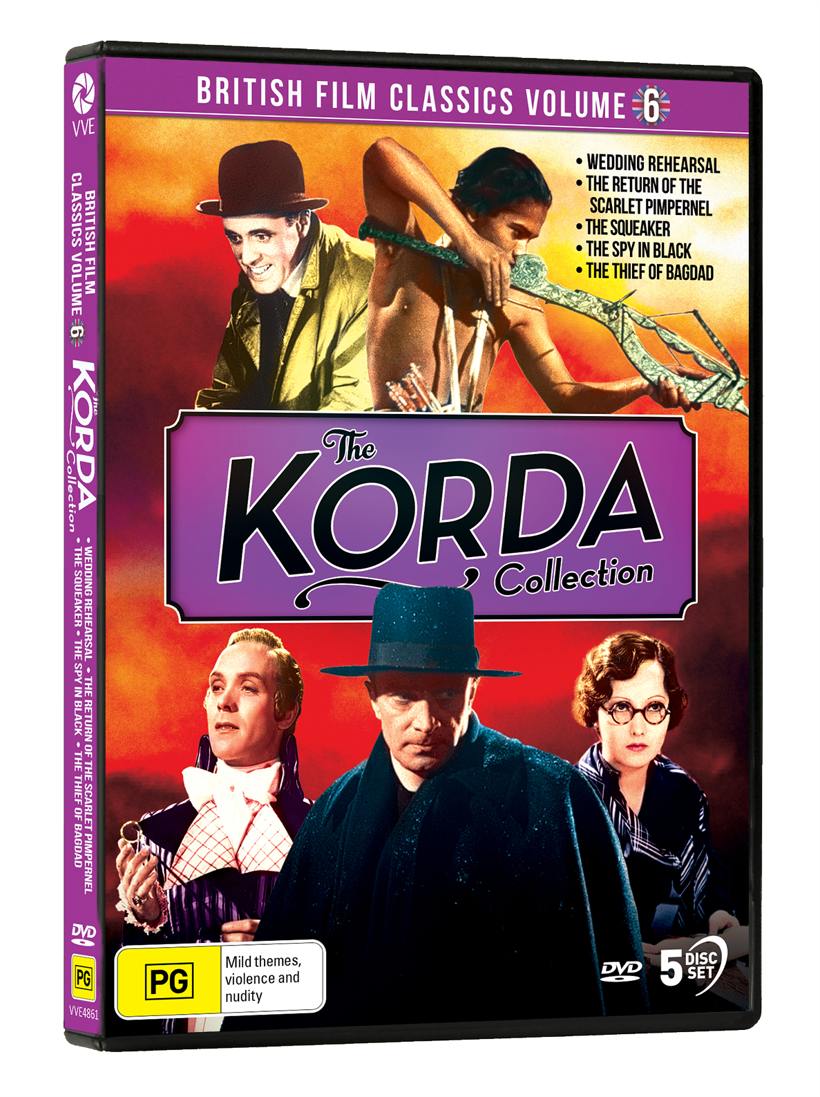 Vve4861 British Film Classics The Korda Col. Vol 6 3d