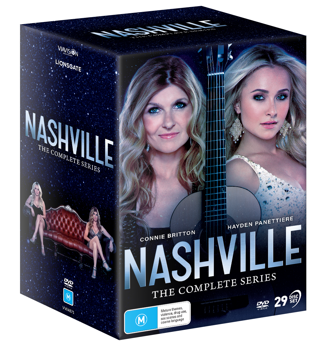 Vve4871 Nashville The Complete Series Dvd Slipcase 3d