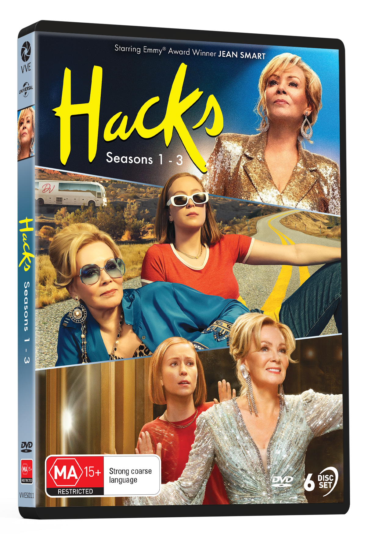 Vve5011 Hacks Seasons 1 3 Dvd Slick 3d