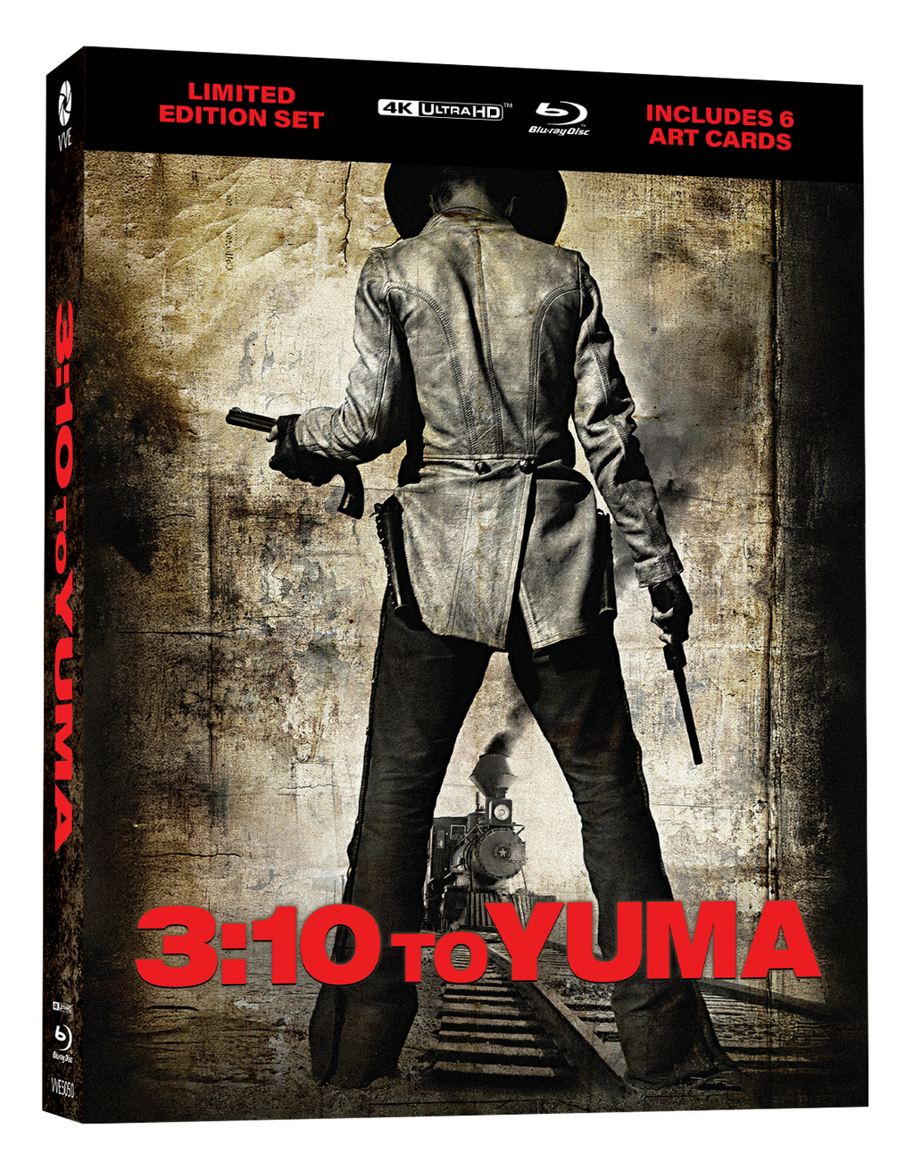 Vve5050 3 10 To Yuma Limited Edition 4k + Blu Ray Hardcase 3d Jcard