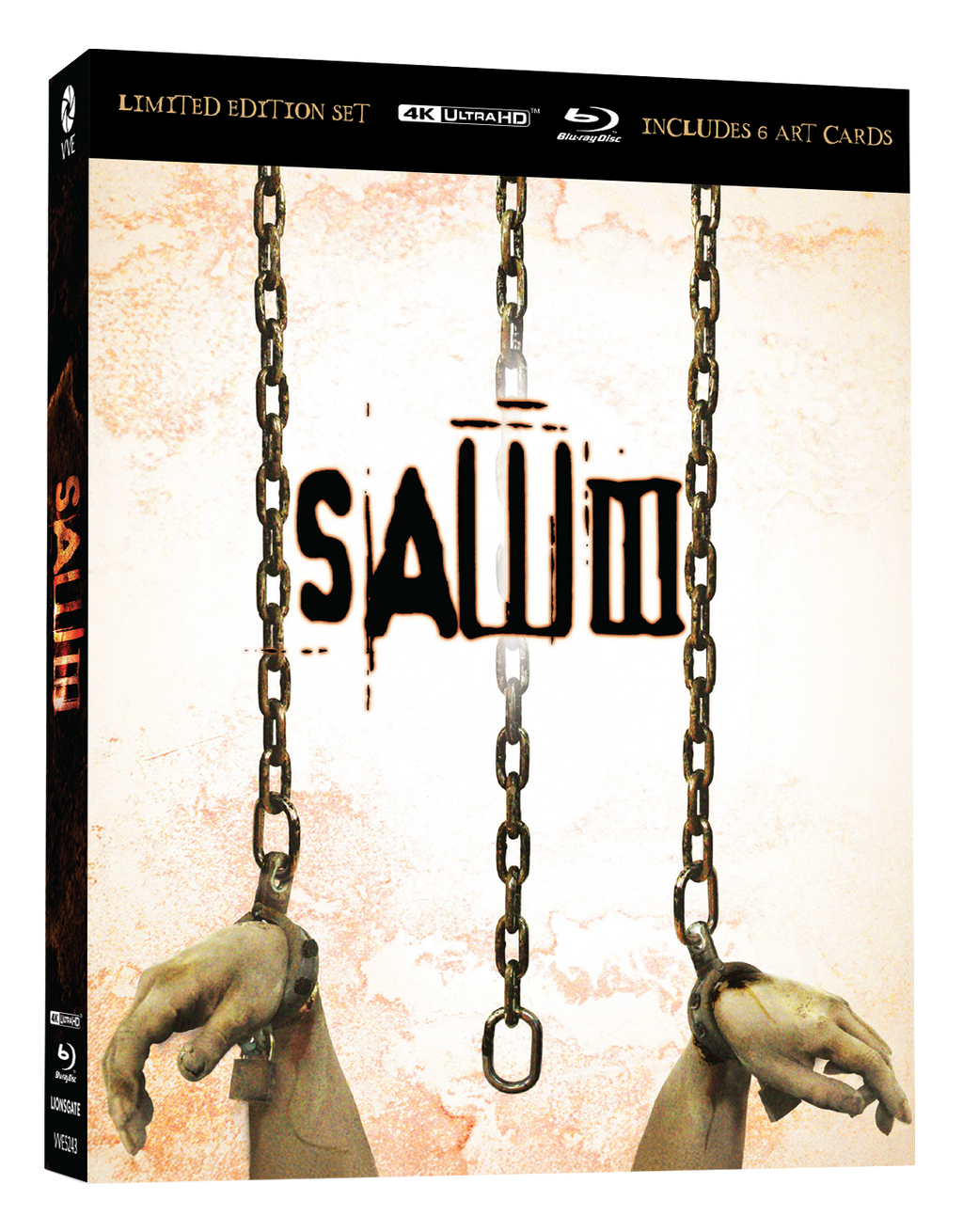 Vve5243 Saw Iii Limited Edition 4k + Blu Ray Hardcase 3d Jcard