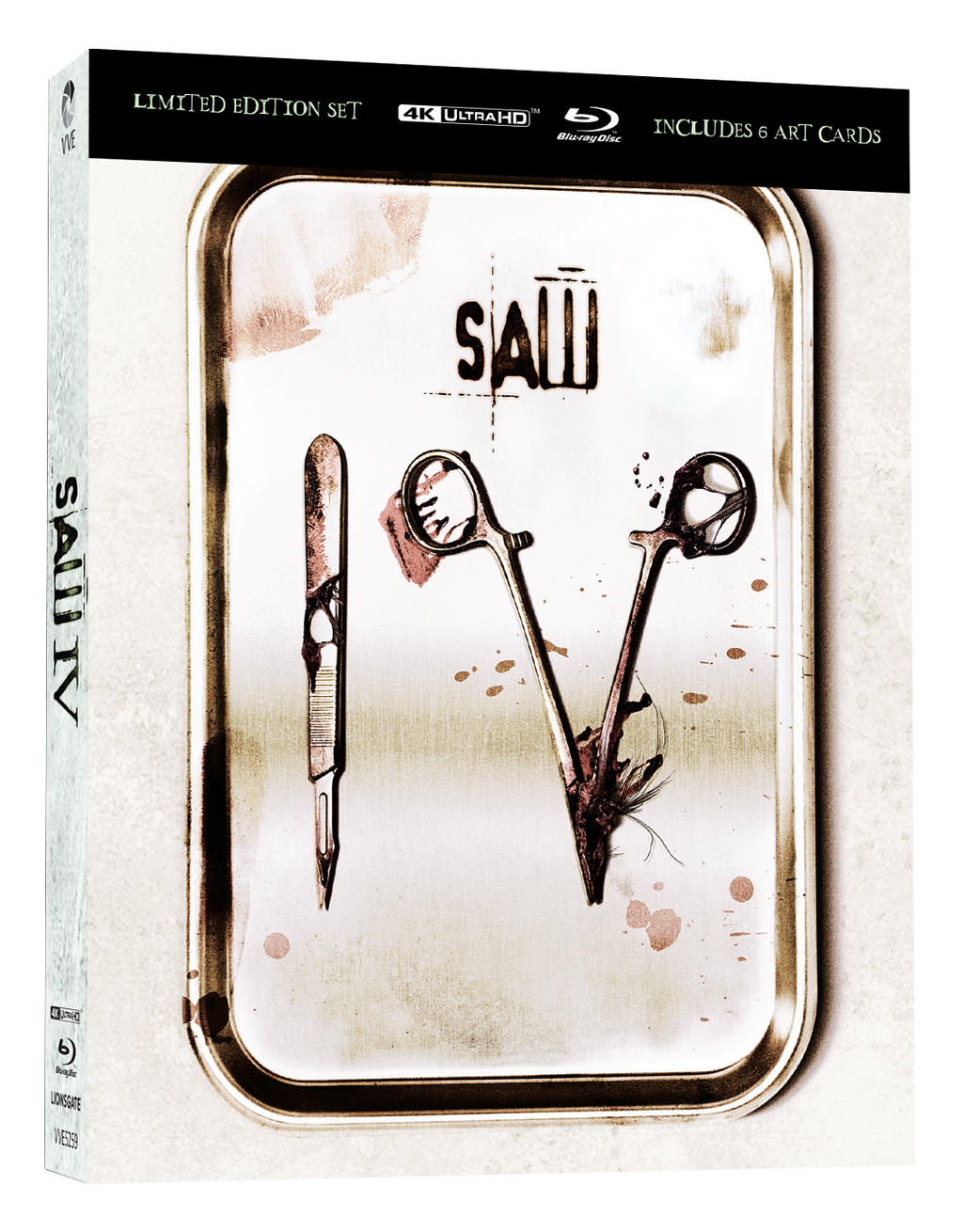 Vve5259 Saw Iv Limited Edition 4k + Bd Hardcase 3d Jcard