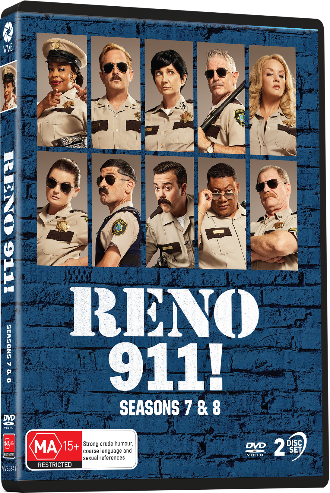 Vve5341 Reno 911! Seasons 7 & 8 Dvd Slick 3d