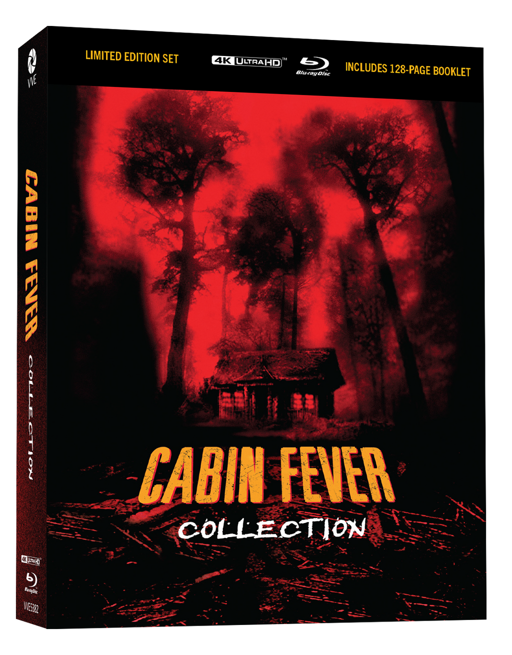 Vve5382 Cabin Fever Collection 4k & Blu Ray Hardcase 3d Jcard