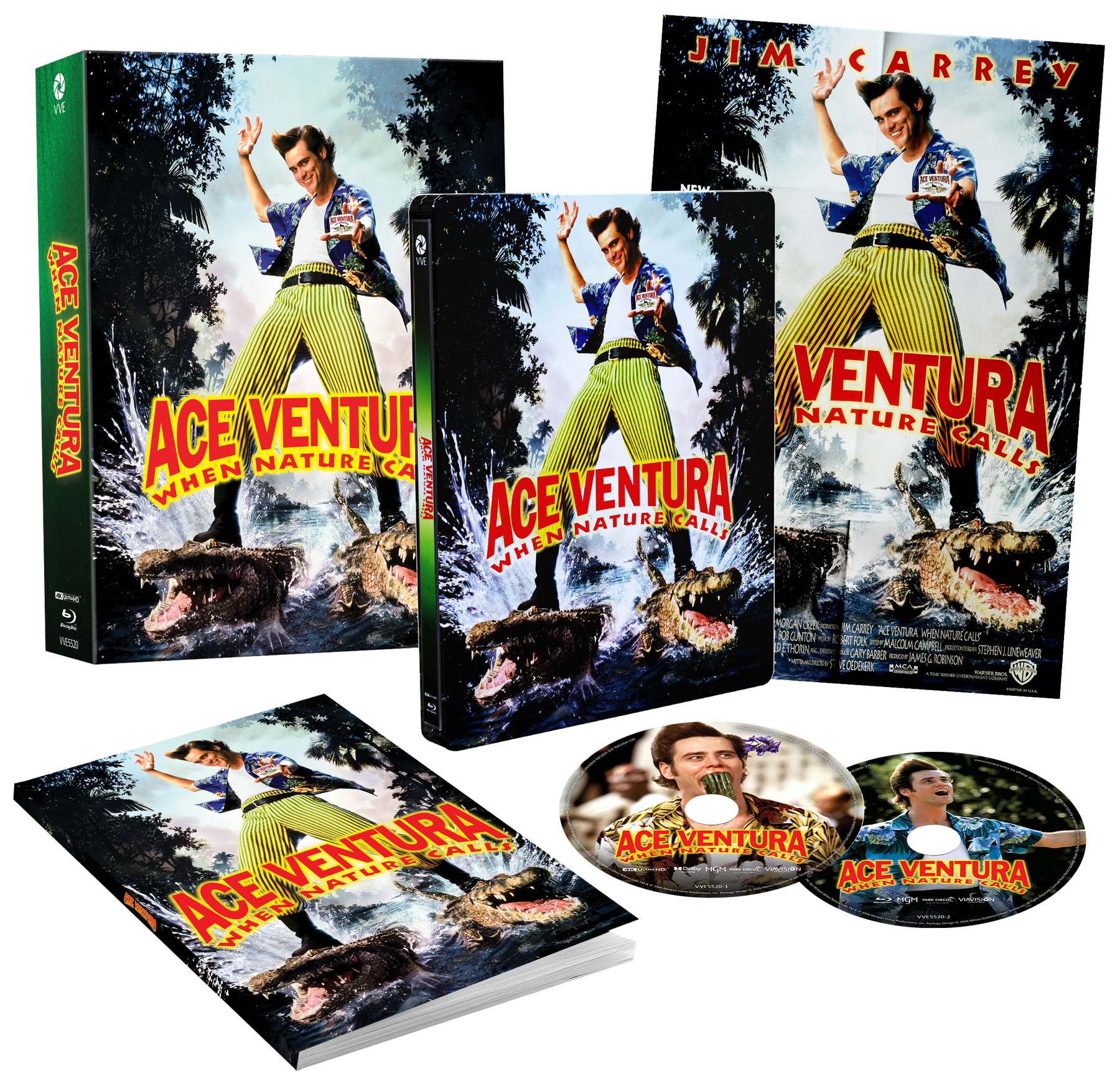 Ace Ventura: When Nature Calls (AU 4K UHD/Blu-ray Steelbook) - Imprint 4K UHD + Blu-ray