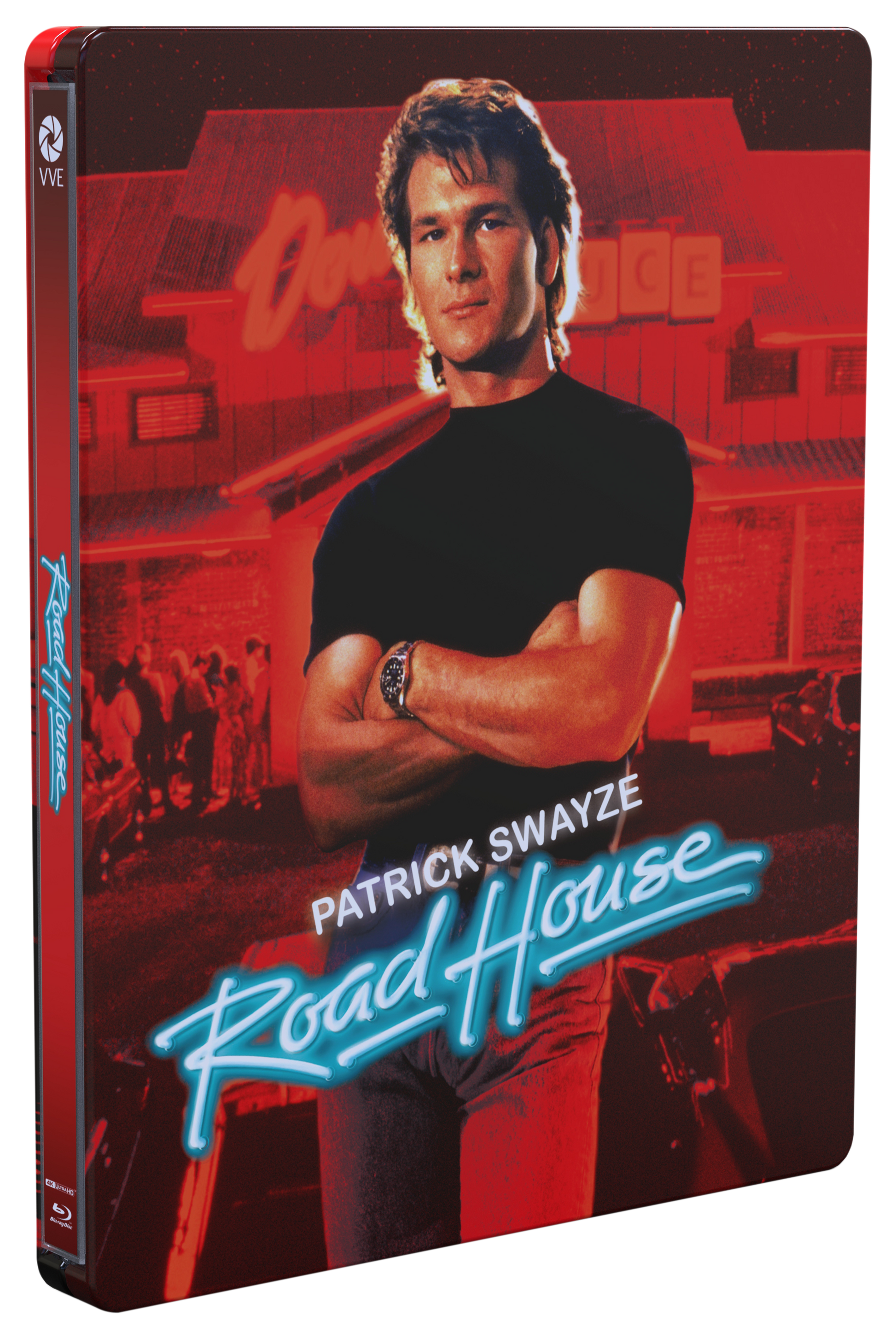 Road House (1989) - 4K UHD & Blu-ray Limited Edition Steelbook in Hardcase + Poster