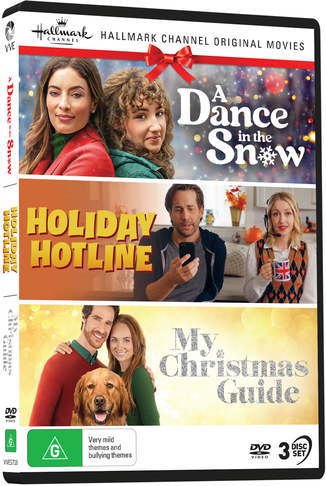 Hallmark Christmas Collection 43 (A Dance in the Snow / Holiday Hotline / My Christmas Guide) - DVD