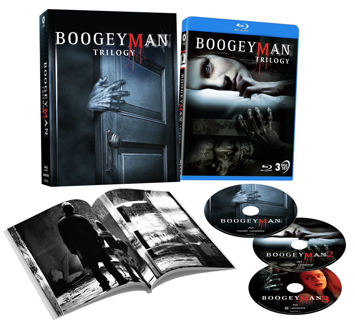 Boogeyman Trilogy (2005 - 2008) - Blu-ray Limited Edition 3D Lenticular Hardcase + Softcover Booklet