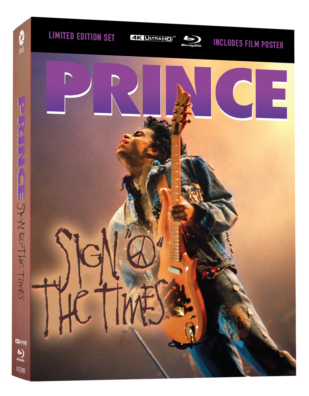 Prince: Sign 'o' the Times (1987) - 4K UHD + Blu-ray Limited Edition Lenticular Hardcase + Poster