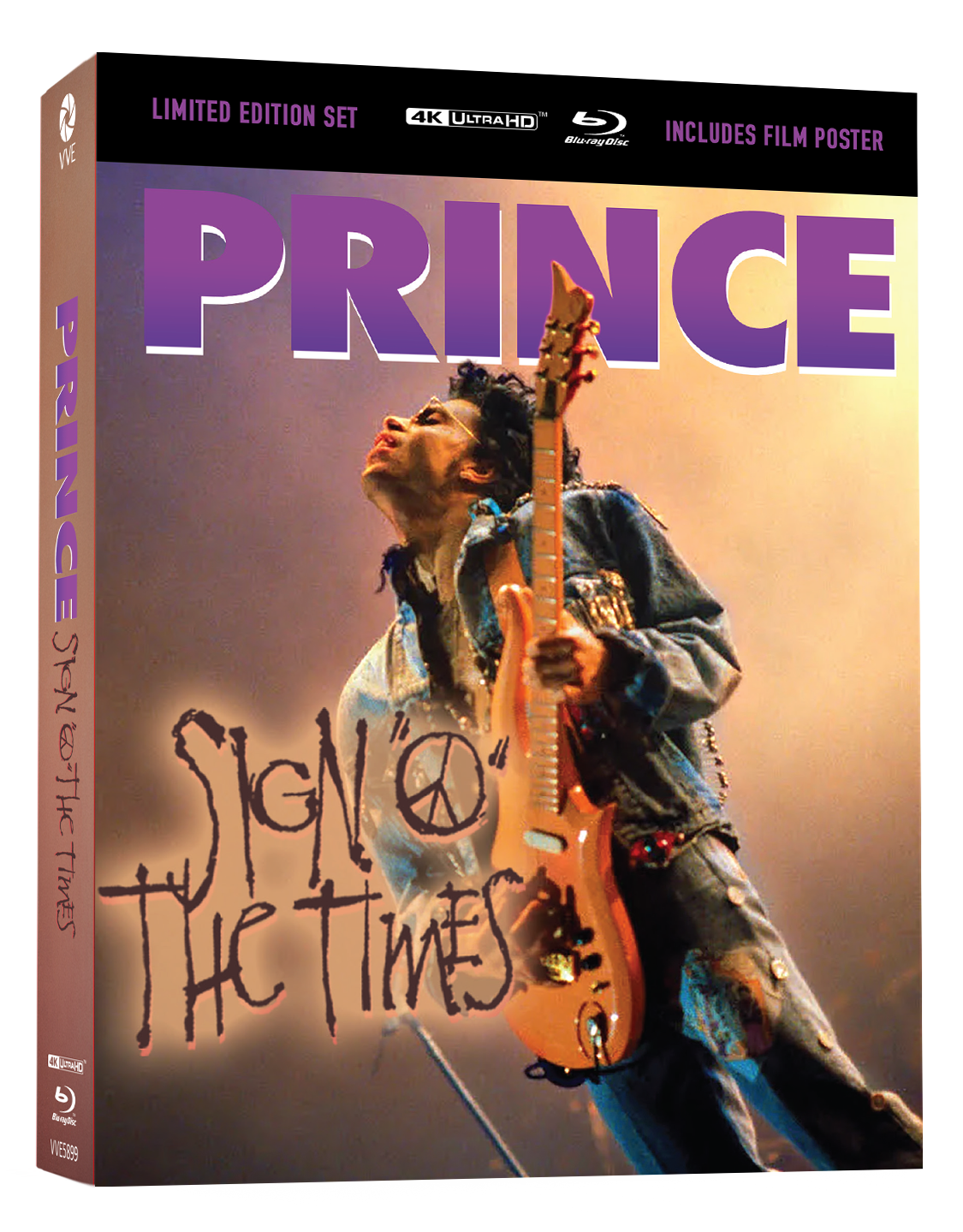 Prince: Sign 'o' the Times (1987) - 4K UHD + Blu-ray Limited Edition Lenticular Hardcase + Poster