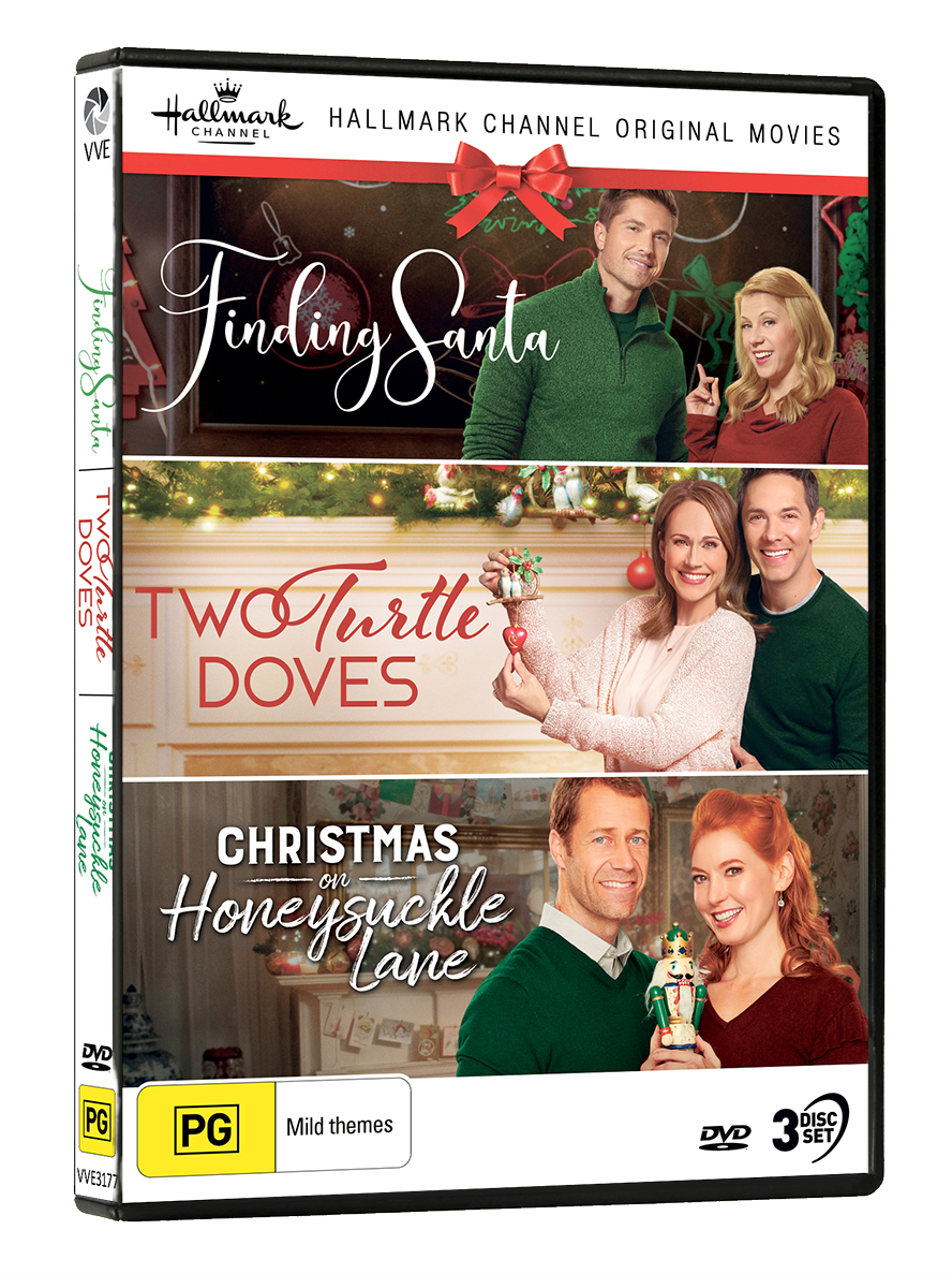 Hallmark Christmas Collection 24 (Finding Santa / Two Turtle Doves / Christmas on Honeysuckle Lane)