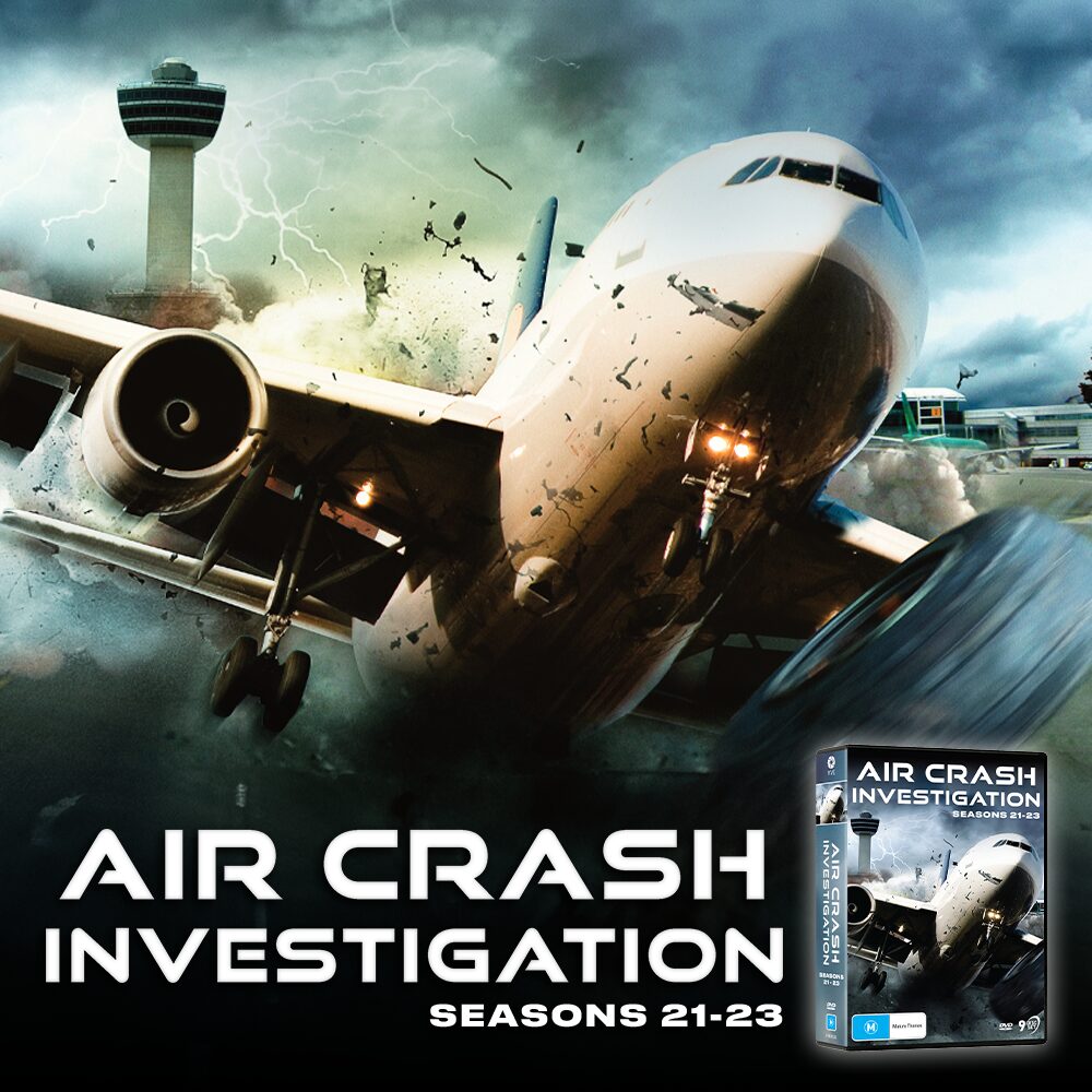 Air Crash Investigation Crash Of The Century Air Crash Investigations: Seasons 21 - 23 - DVD | Via Vision Entertainment