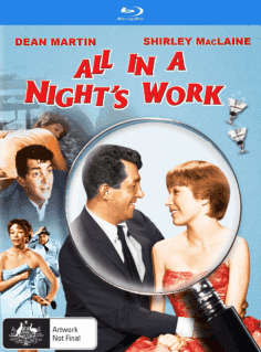 All In A Night's Work Blu Ray Slipcase
