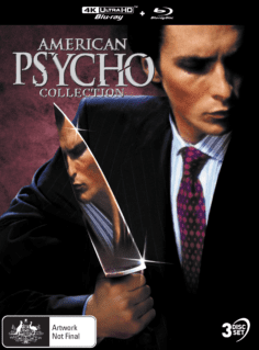 American Psycho 4k + Blu Ray Slipcase