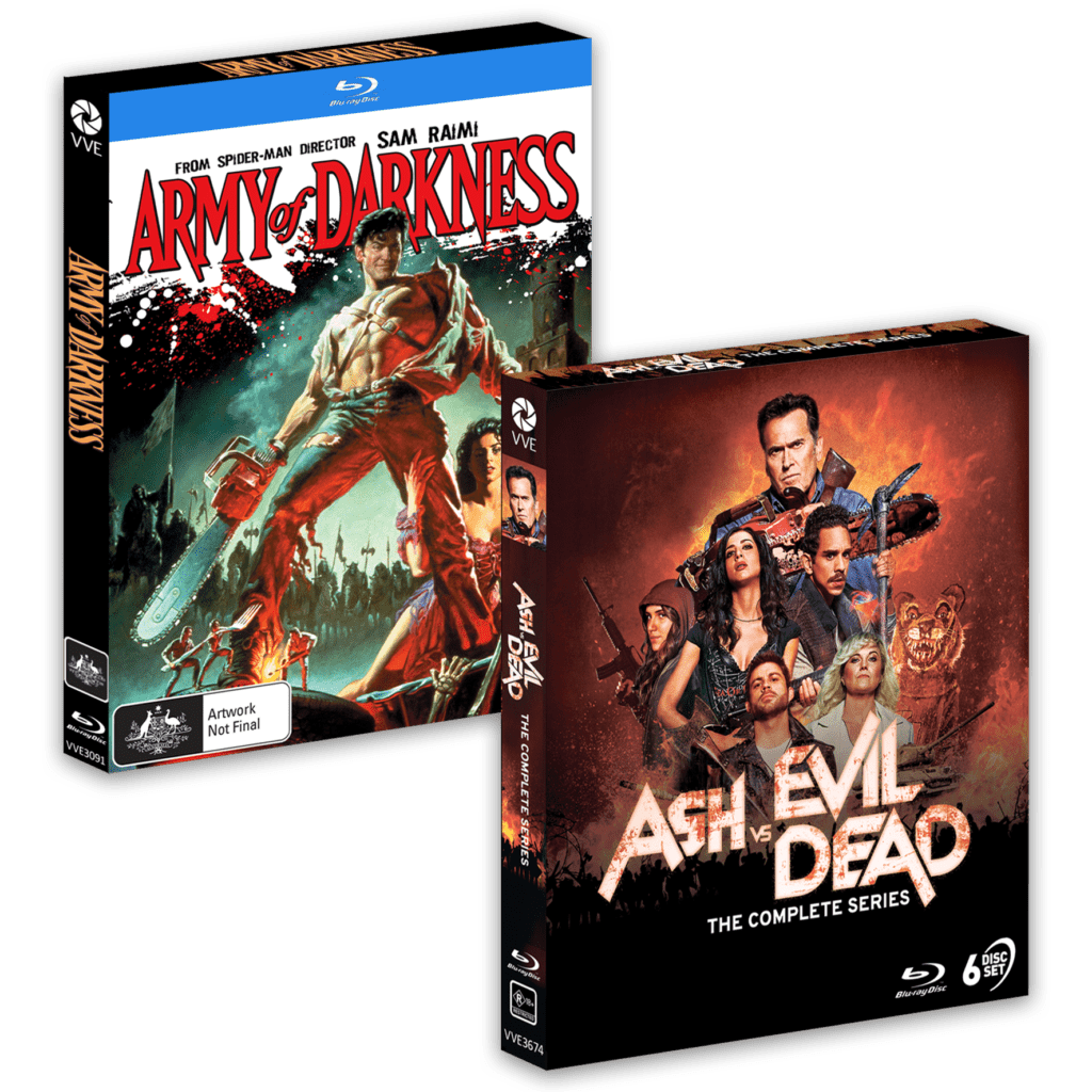 Army Of Darkness + Ash vs Evil Dead Bluray Bundle Via Vision