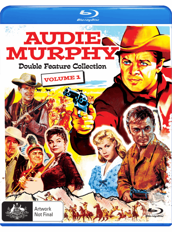 Audie Murphy Double Feature Collection 1 Blu Ray