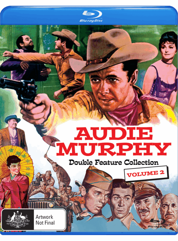 Audie Murphy Double Feature Collection 2 Blu Ray