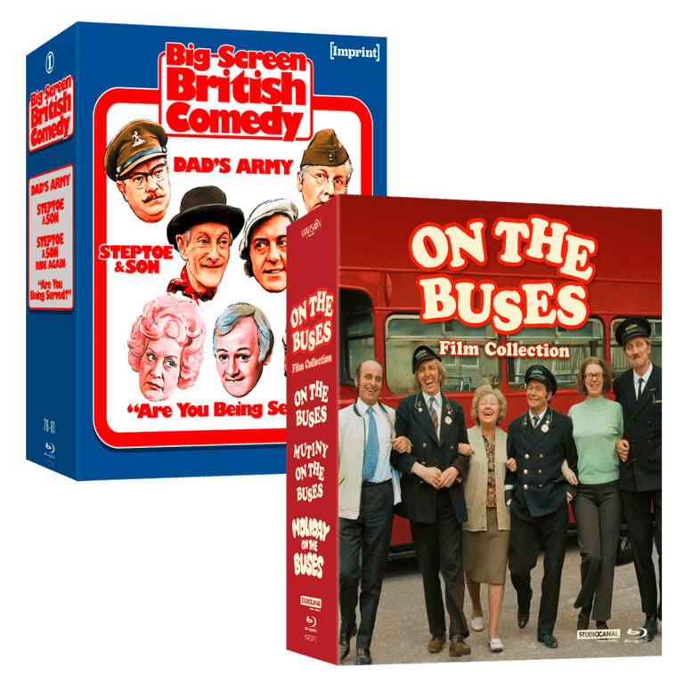 On The Buses & Big Screen British Comedy Bluray Bundle Via Vision