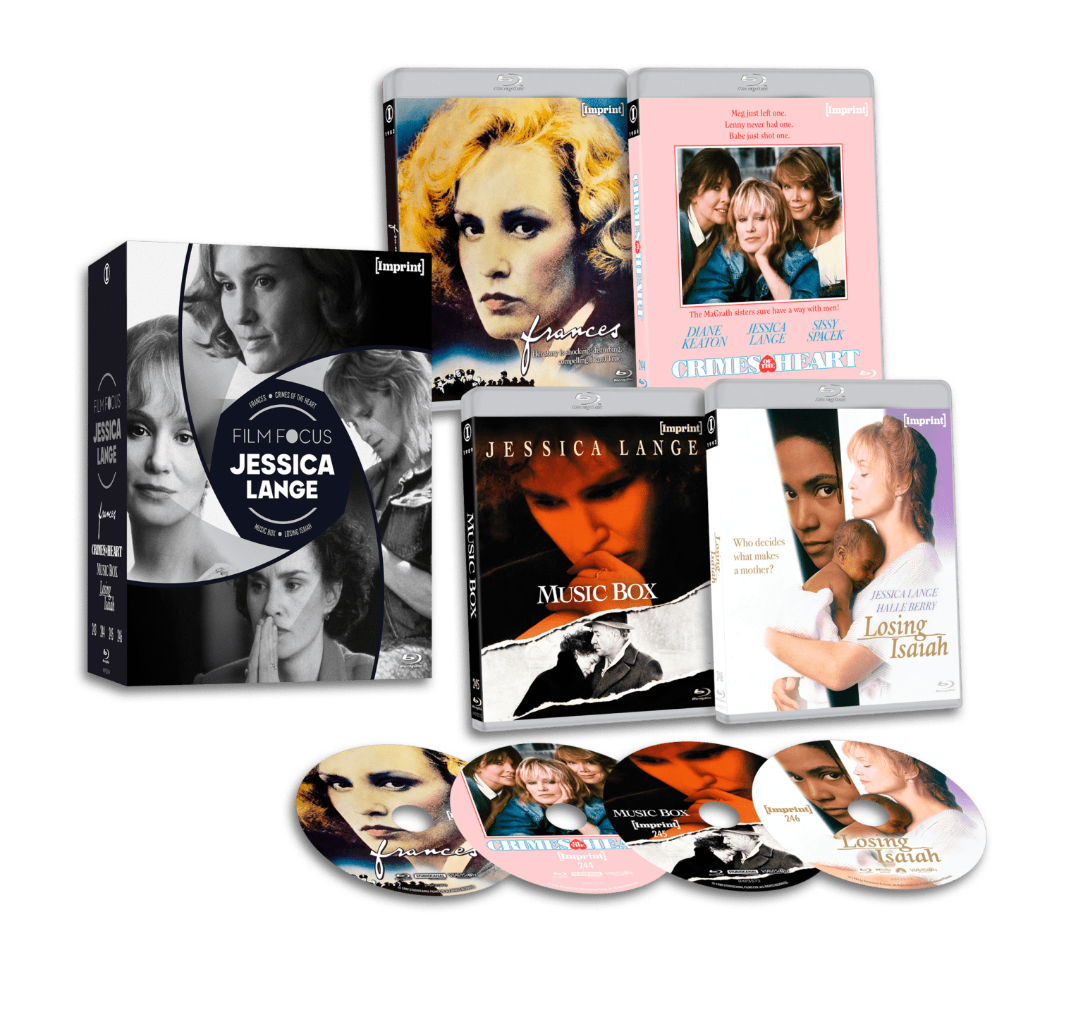 Film Focus Jessica Lange 1982 1995 Imprint Collection 243 246 Via Vision Entertainment 2506