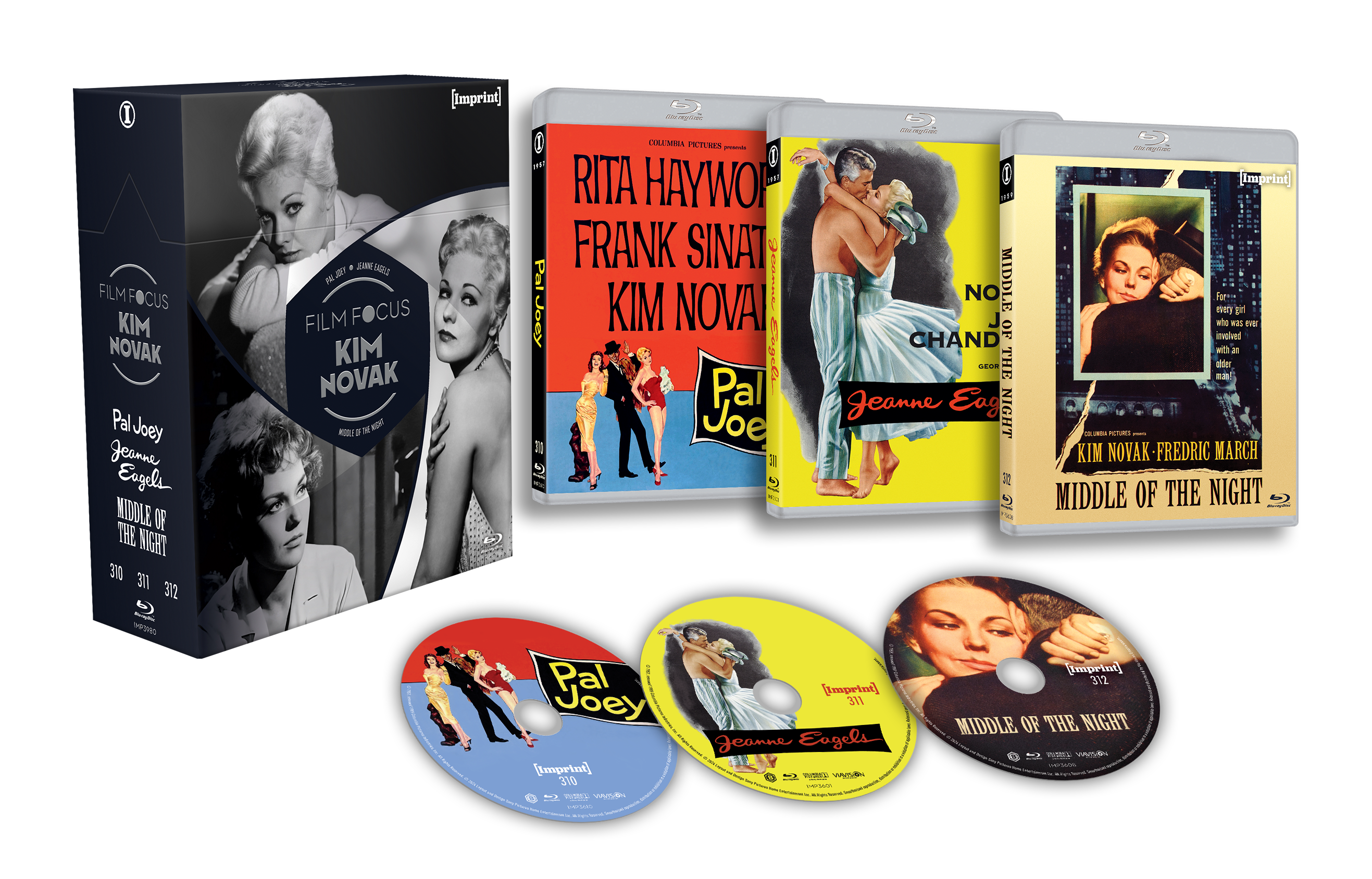 Imp3980 Film Focus Kim Novak 3 Box Expanded Pack