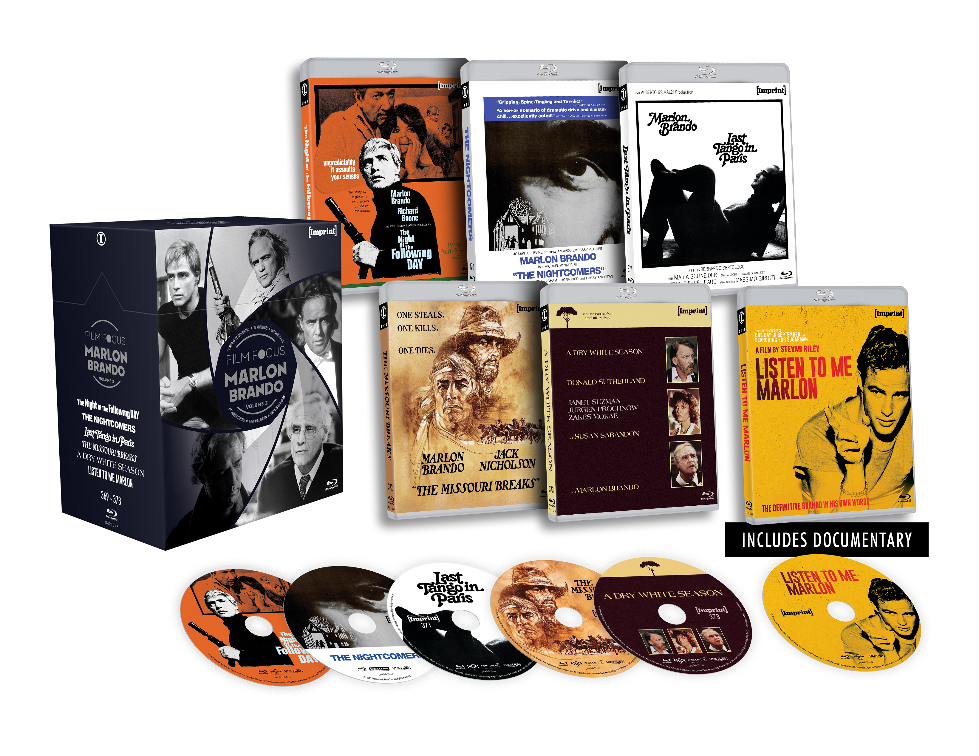 Imp4543 Film Focus Marlon Brando Vol 2 6 Box Expanded Pack