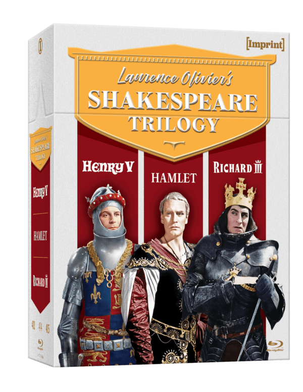 Imp4844 Laurence Olivier's Shakespeare Trilogy 3 Box 3d