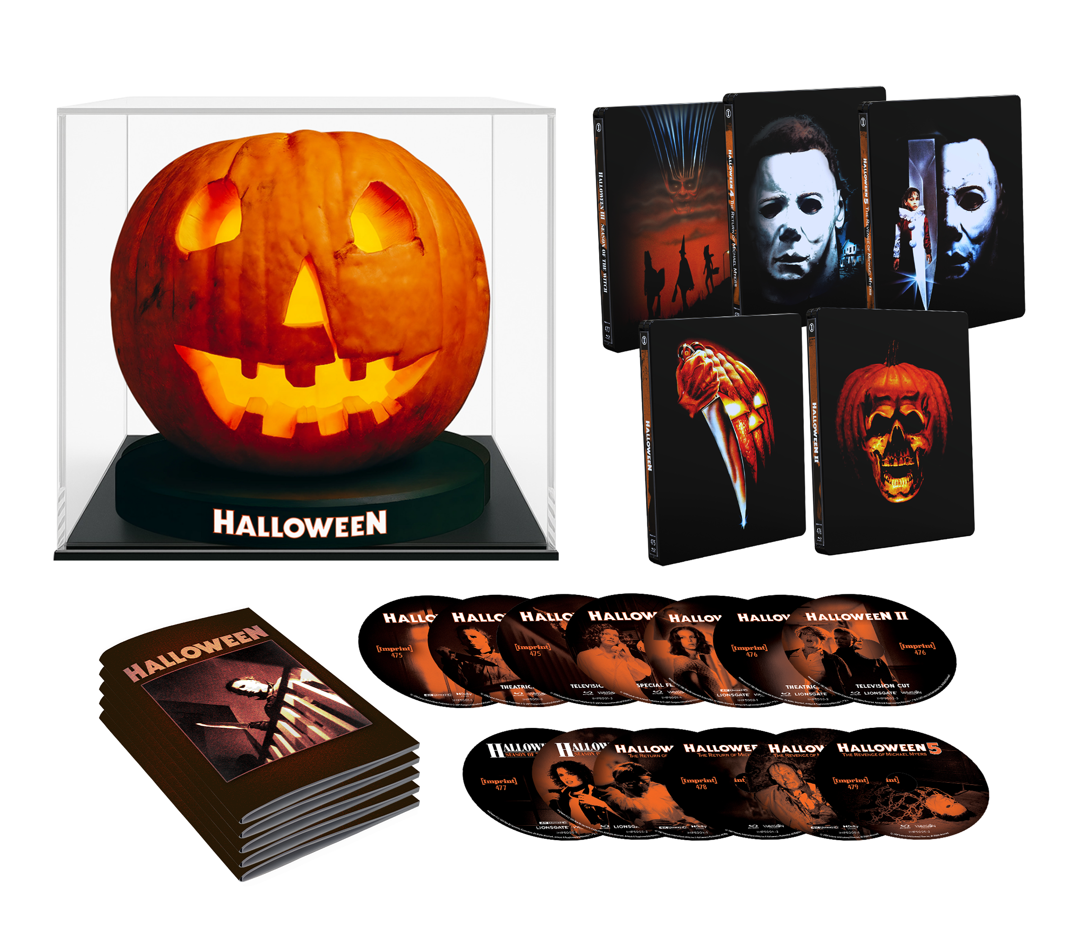 Halloween I - V (1978 - 1989) - 4K UHD + Blu-ray Collection