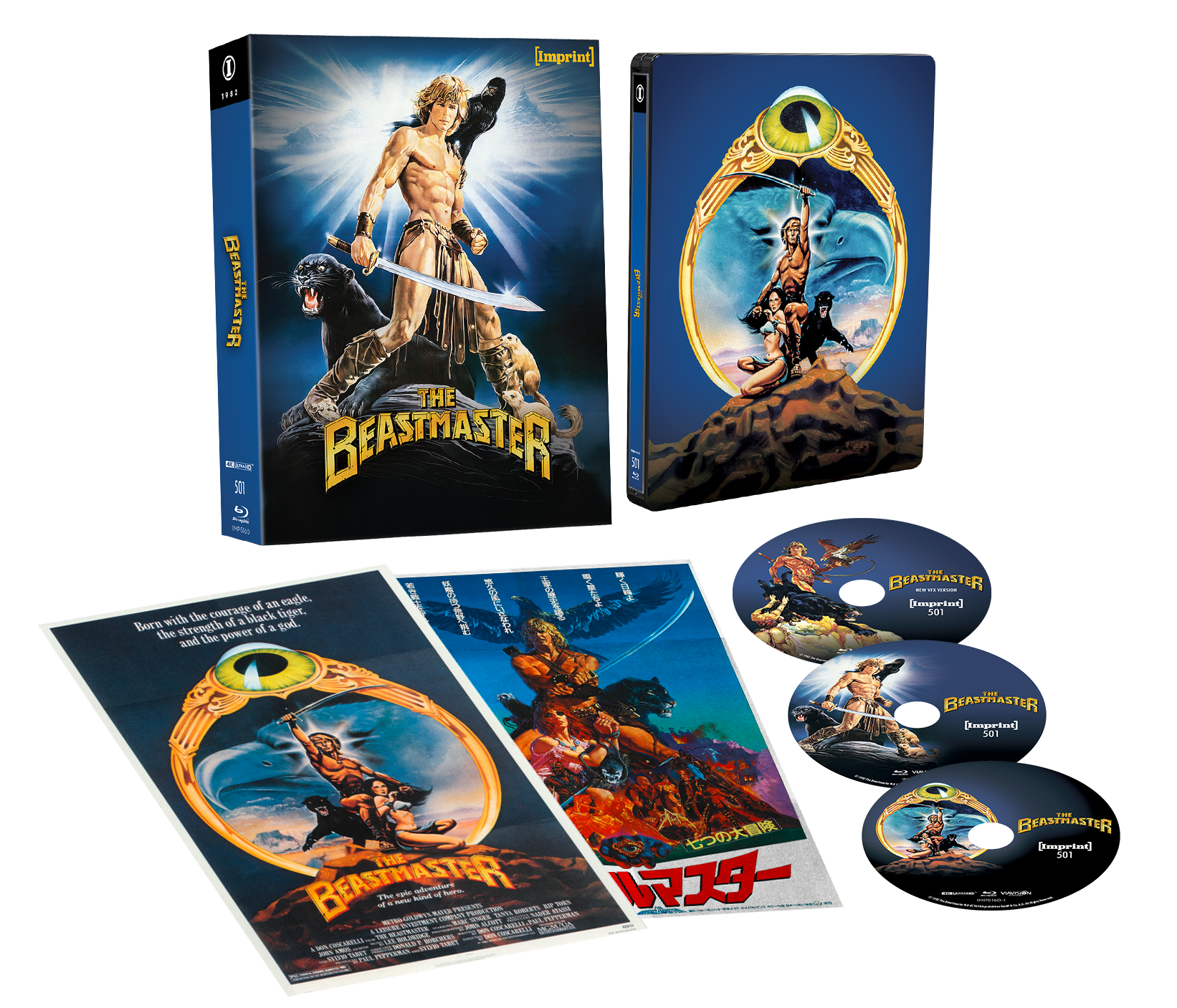 Imp5160 The Beastmaster 4k + Blu Ray Expanded