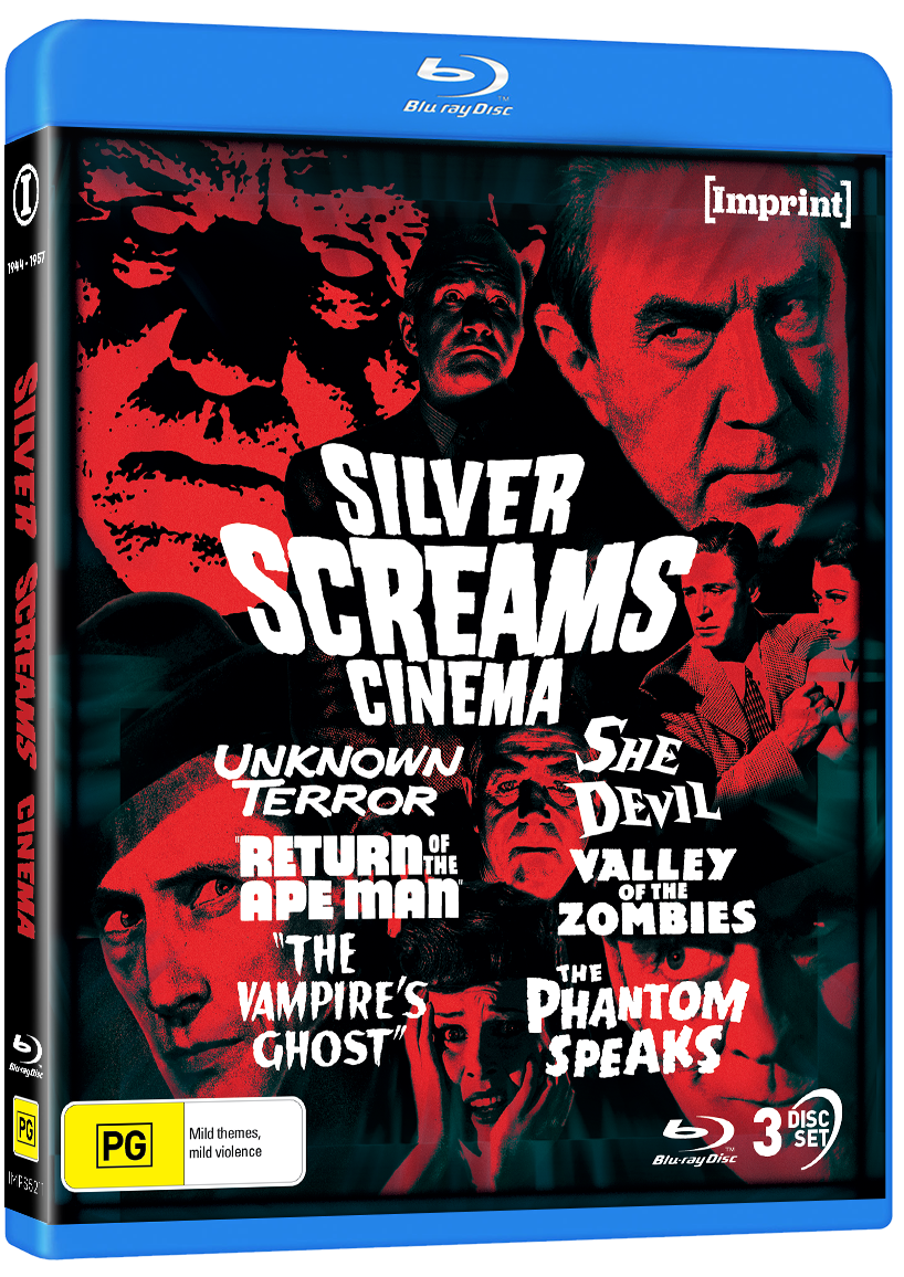 Imps5211 Silver Screams Cinema Standard Edition Blu Ray Bluray Slick 3d