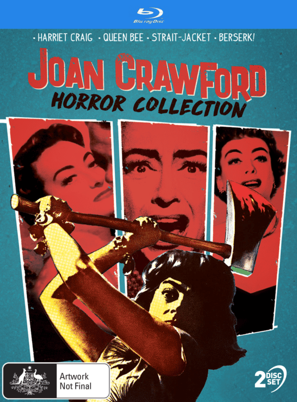 Joan Crawford Horror Collection Blu Ray Slipcase