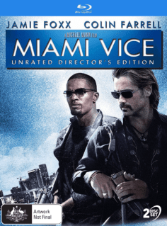 Miami Vice Director's Cut Blu Ray Slipcase