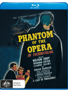 Phantom Of The Opera Blu Ray