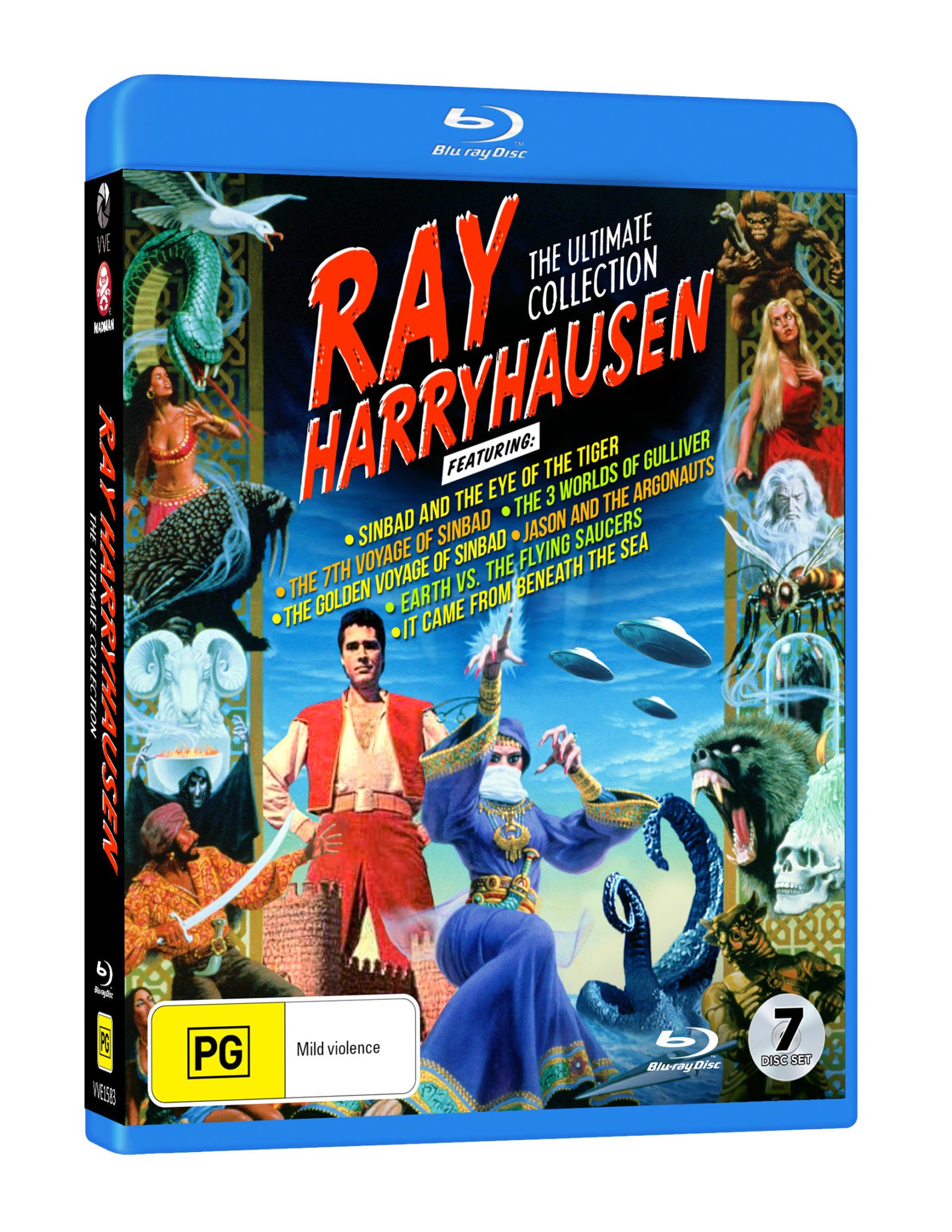 Ray Harryhausen Ultimate Bluray Collection Via Vision Entertainment