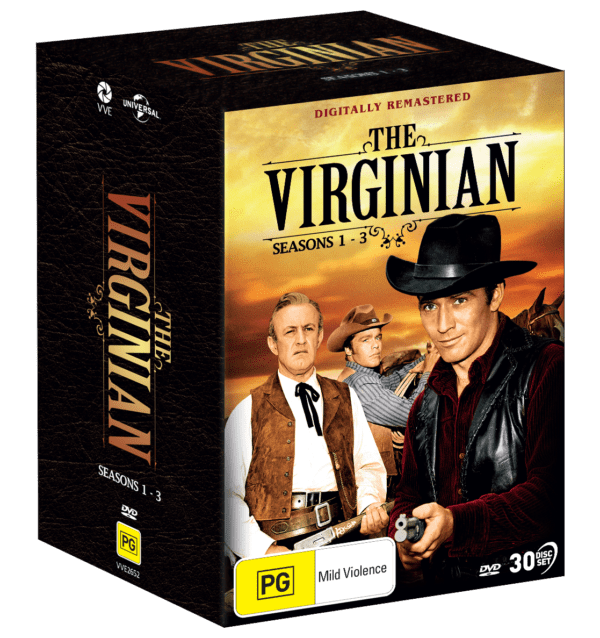 Vve2652 The Virginian Seasons 1 3 Dvdslipcasepackshot 3d