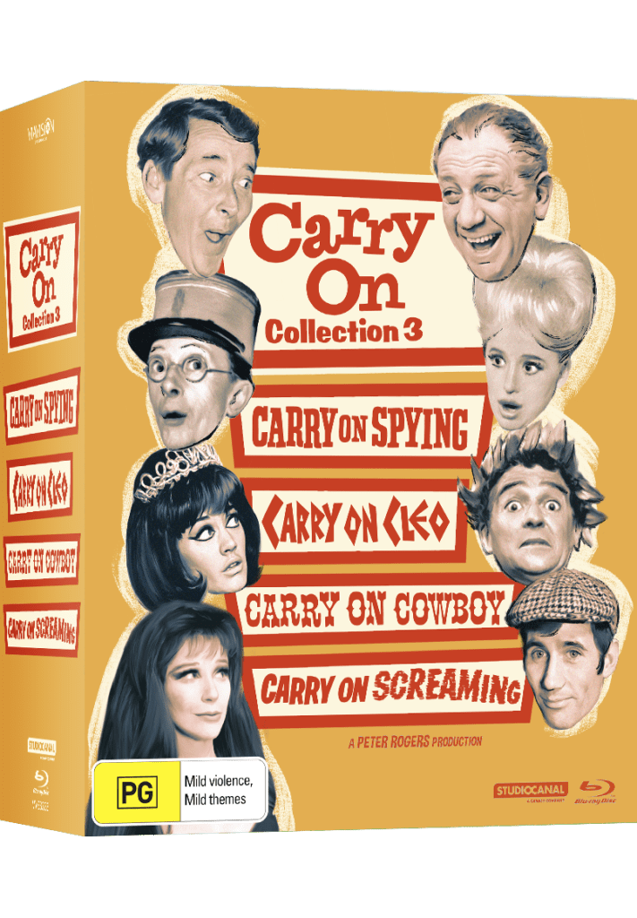 Carry On... Film Collection 3 Limited Edition Bluray & Booklet Via