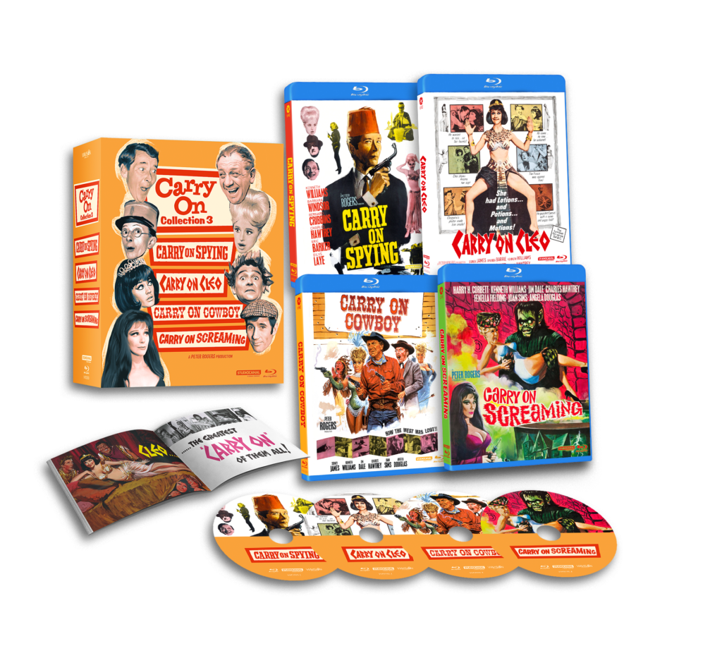 Carry On... Film Collection 3 Limited Edition Bluray & Booklet Via