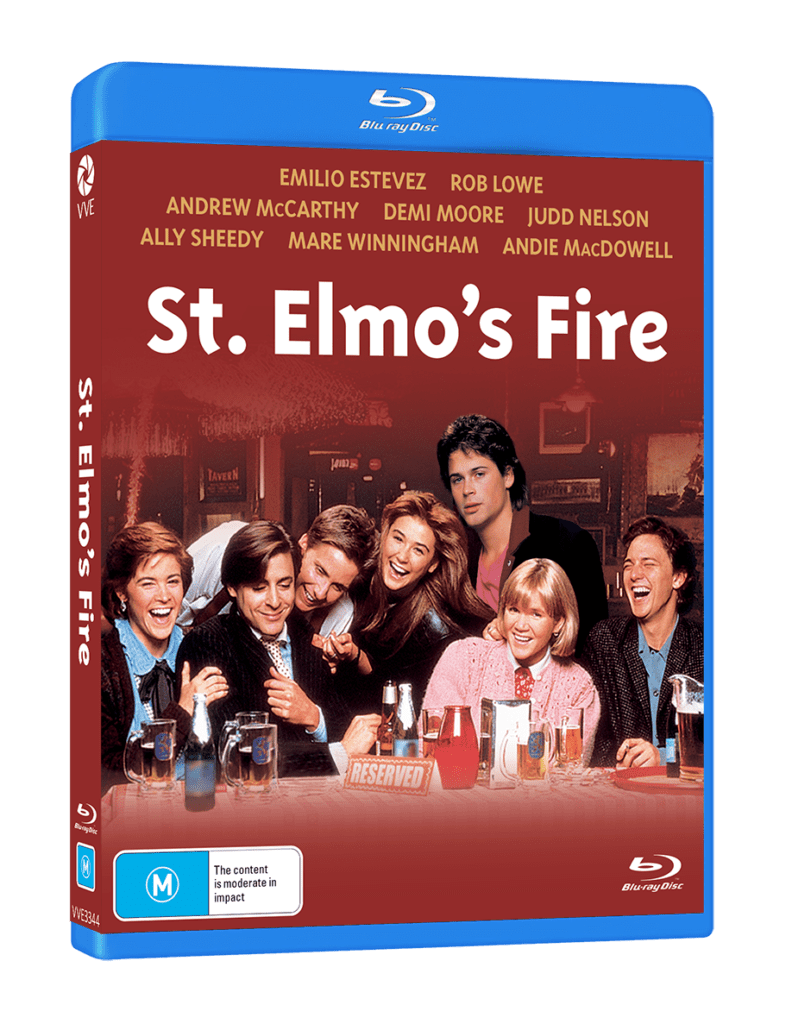 St Elmos Fire Blu Ray Via Vision Entertainment