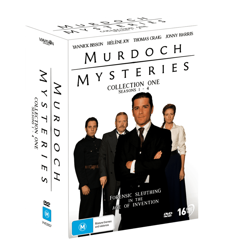 Murdoch Mysteries Collection 1 (Series 1 4) Via Vision Entertainment
