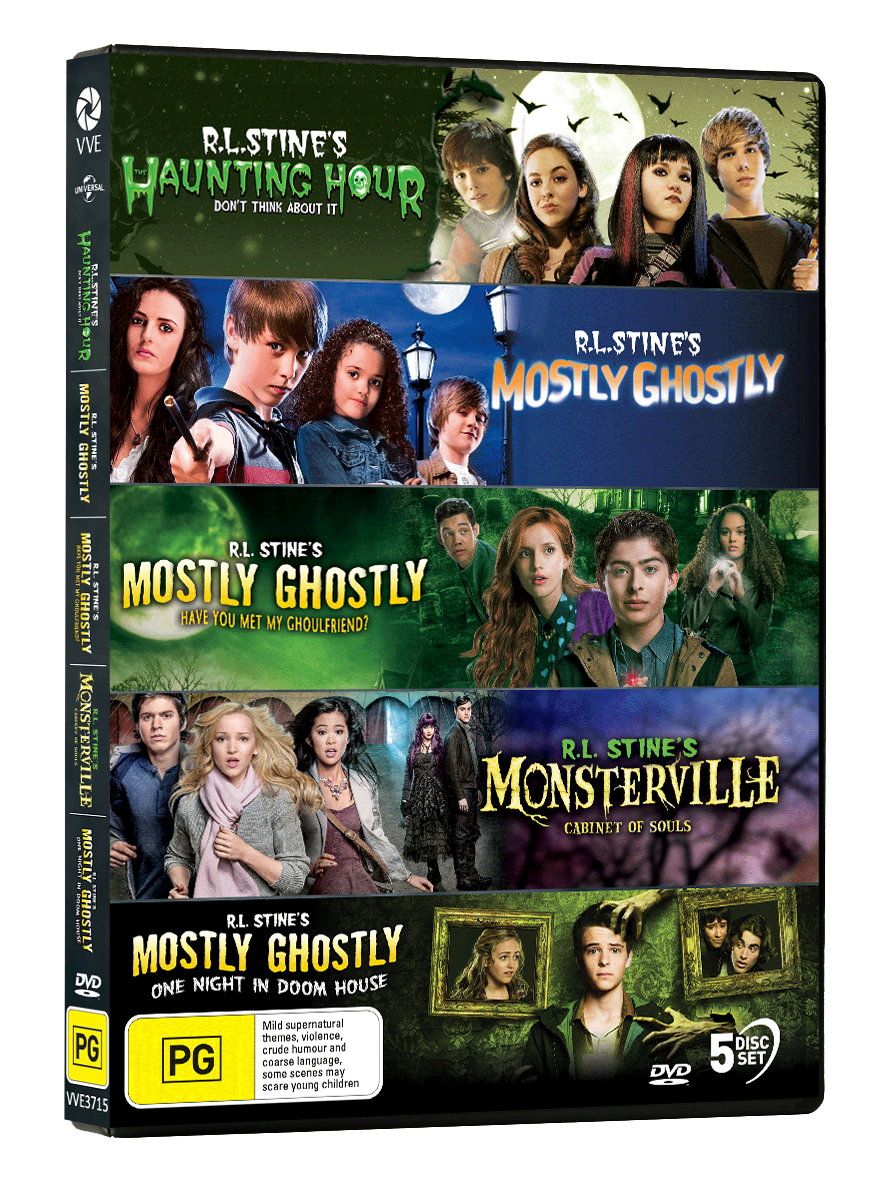 Popular R.L. Stine's The Haunting Hour Mostly Ghostly DVD Bundle