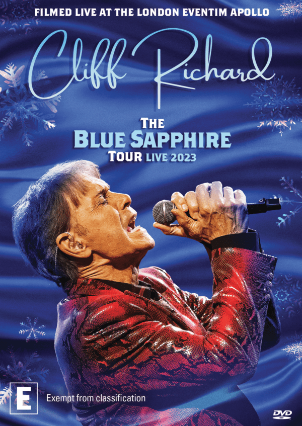 Vve3941 Cliff Richard The Blue Sapphire Tour Live 2023 Dvd 2d