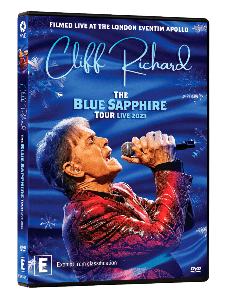 Cliff Richard The Blue Sapphire Tour (Live 2023) DVD Via Vision