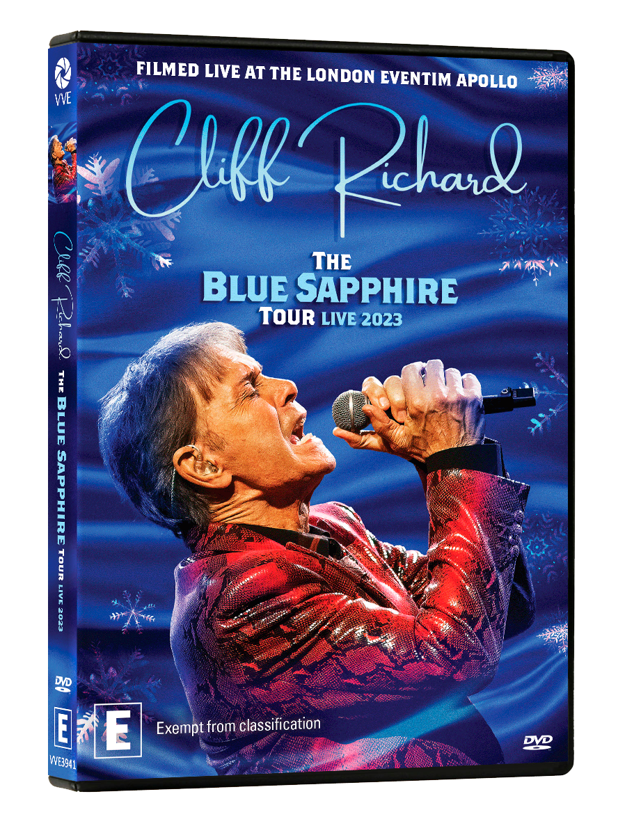 Vve3941 Cliff Richard The Blue Sapphire Tour Live 2023 Dvd 3d