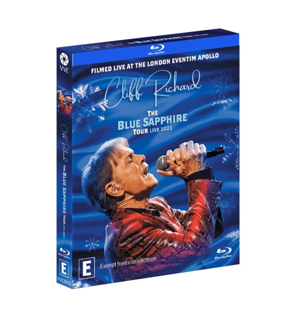 Vve3942 Cliff Richard Blue Sapphire Tour Blu Ray Slipcase 3d (e Rated)