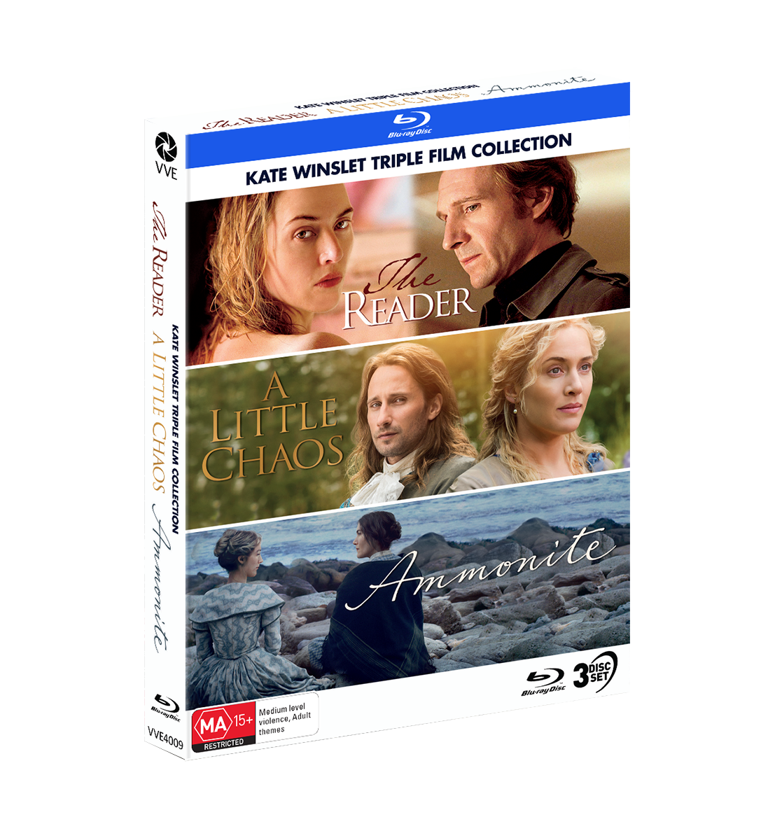 Vve4009 Kate Winslet Triple Film Collection Bd 3d